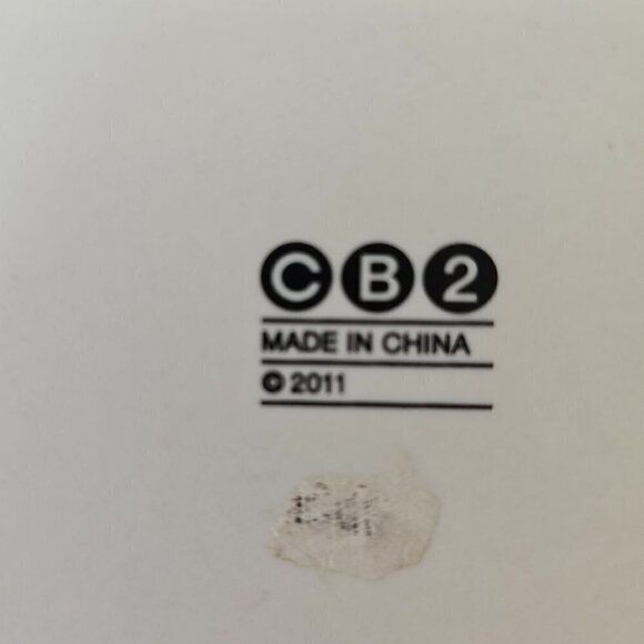 CB2 Crate Barrel Sushi Plates 2009 Olive 2011 Swiss Cheese Ceramic 6.5 x 5 Inch - Picture 5 of 7